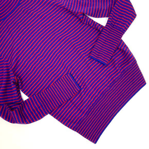 J. Crew 100% Merino Wool Striped Turtleneck Sweater Size XL - Picture 8 of 16